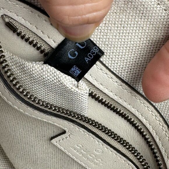 Gucci Web Mini Bowling Leather Bag 715771 White - Picture 11 of 13